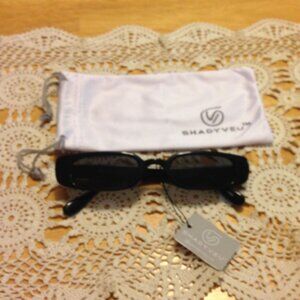UVA, UVB blocking sunglasses, new with carry pouch.